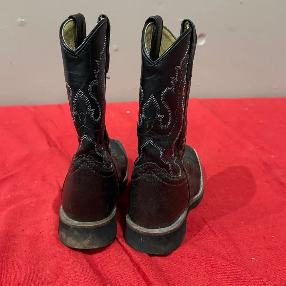 Children's Western Black Boots